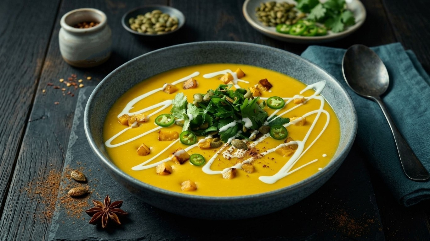 Thai Spiced Pumpkin & Coconut Soup